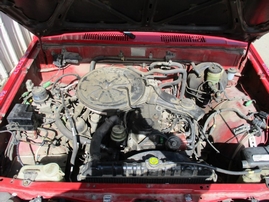 1986 TOYOTA TRUCK RED STD CAB 2.4L MT 2WD Z16237